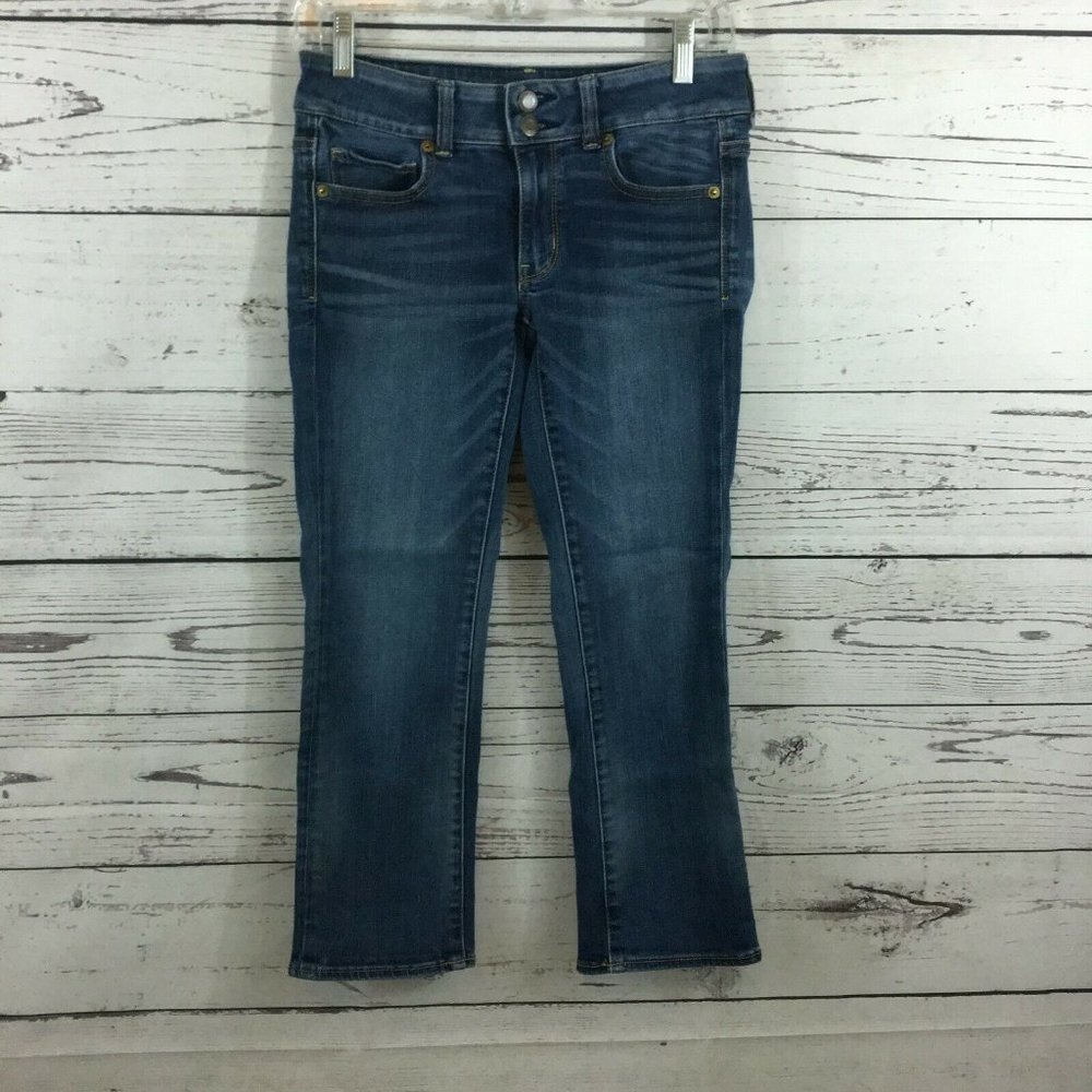 American Eagle Super stretch Artist crop size 4 regular 28x23 A013